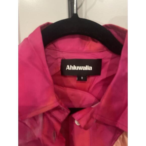 Ahluwalia Top AHLUWALIA watercolour-effect colour-block blouse - Picture 3 of 4